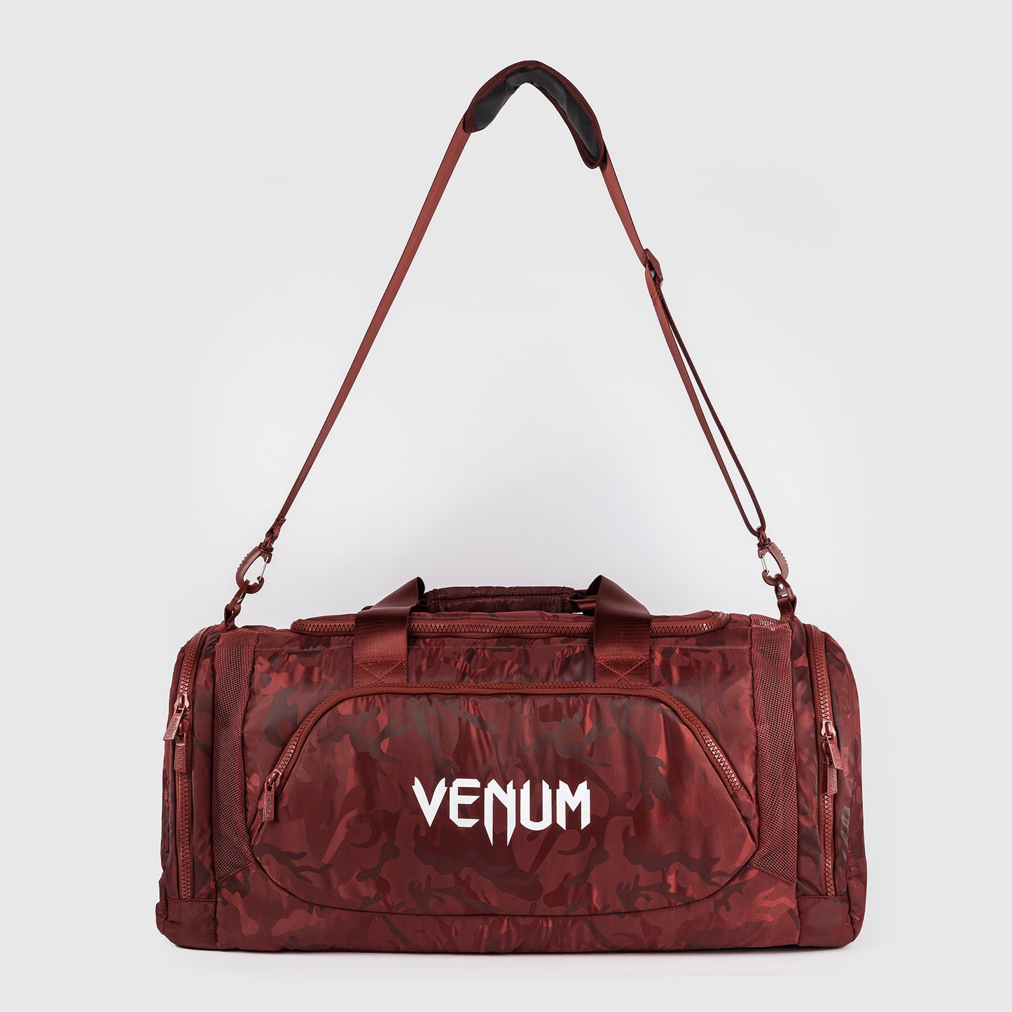 Спортивная сумка Venum Trainer Lite (48л) – Камуфляжный/Бордовый