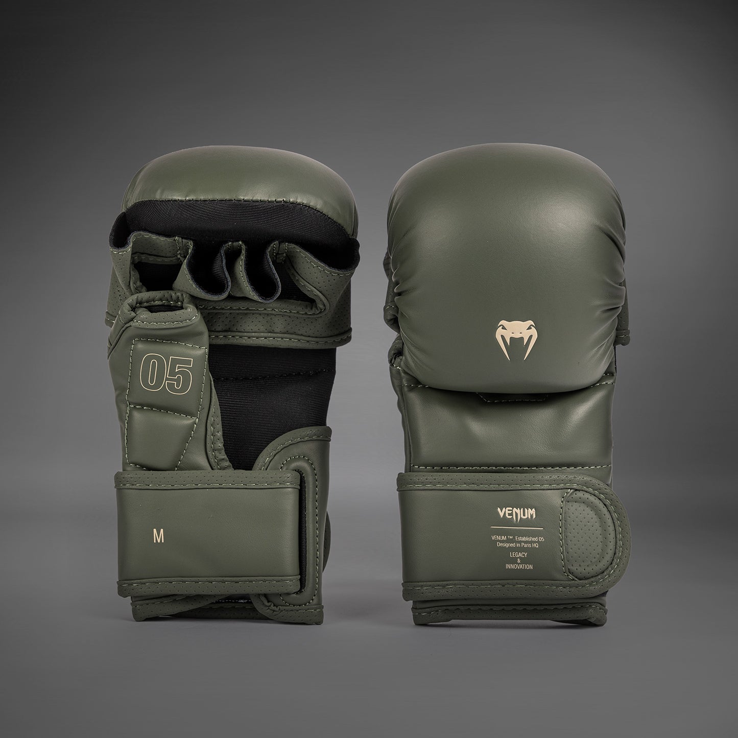 Venum Impact Evo Перчатки для спарринга MMA - Military Green