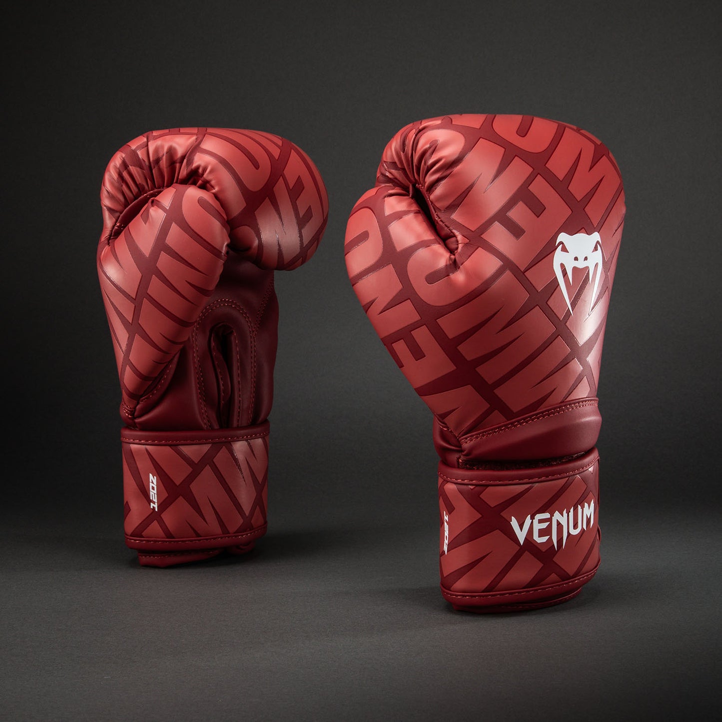 Боксерские перчатки Venum Contender 1.5 XT 3D – Вишнёвый/Белый