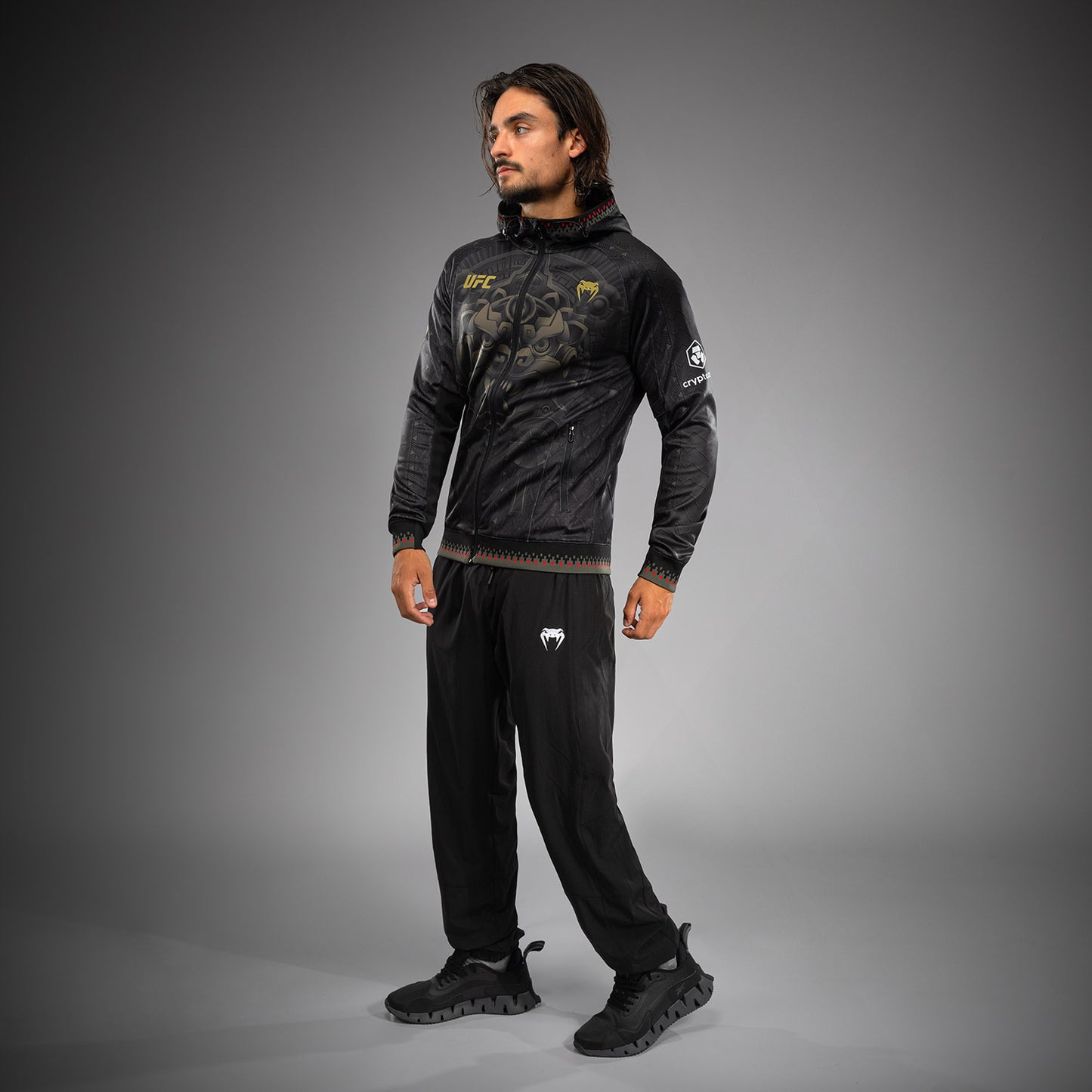 Noche UFC 2.0 By Venum Authentic Fight Night Толстовка с капюшоном - Черный