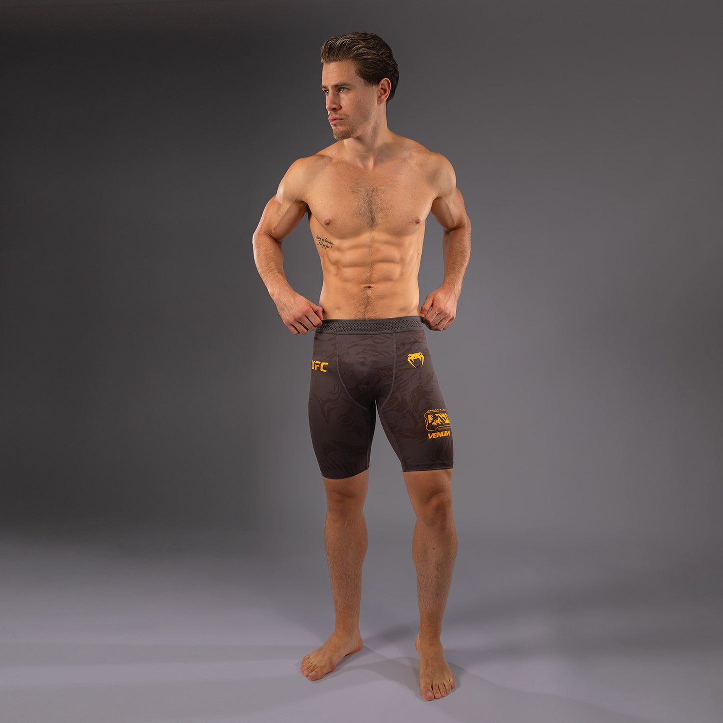 Шорты UFC Fusion by Venum Fight Week Vale Tudo для мужчин - Earthen Brown