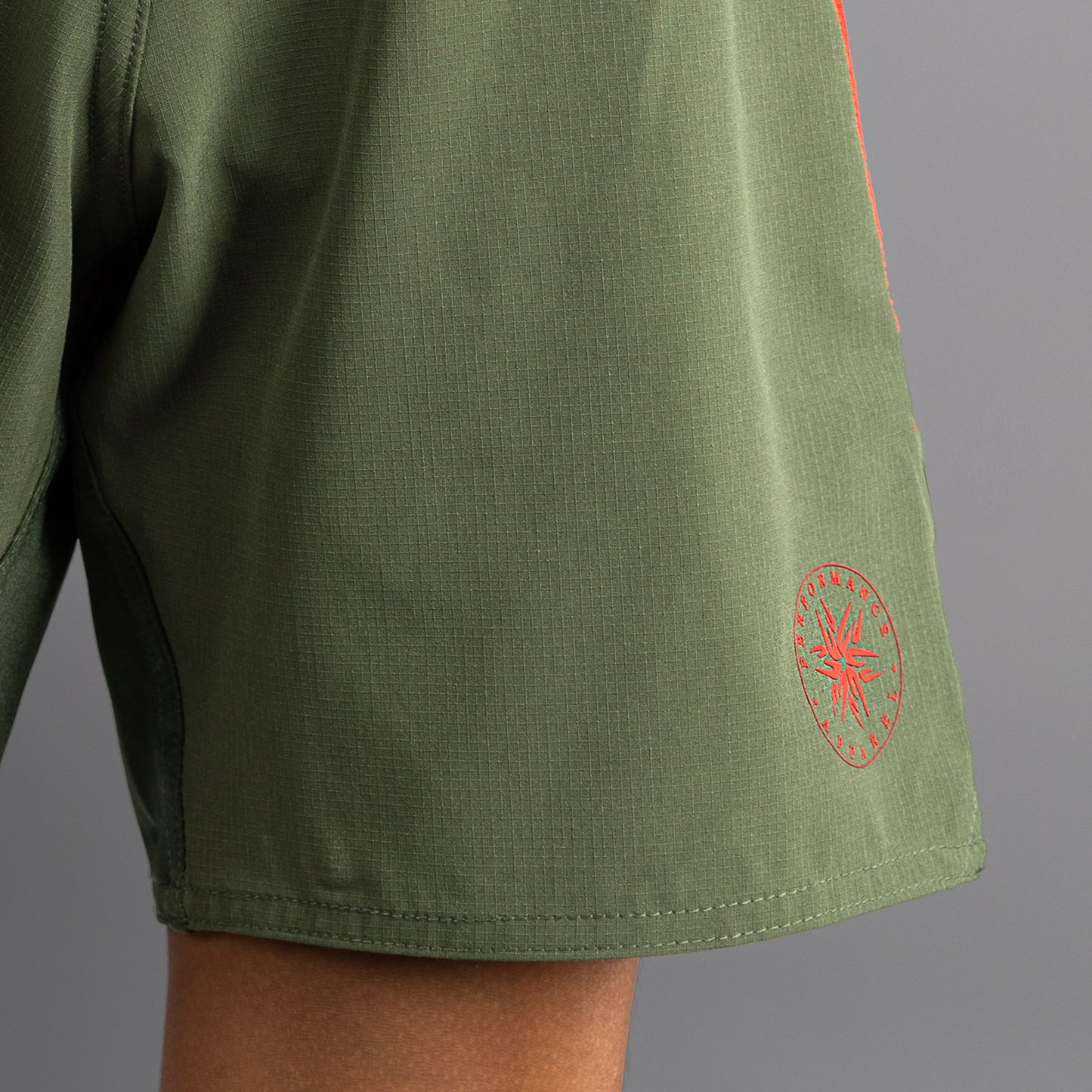 Venum Light Kids Fightshorts - Армейский Зеленый/Оранжевый