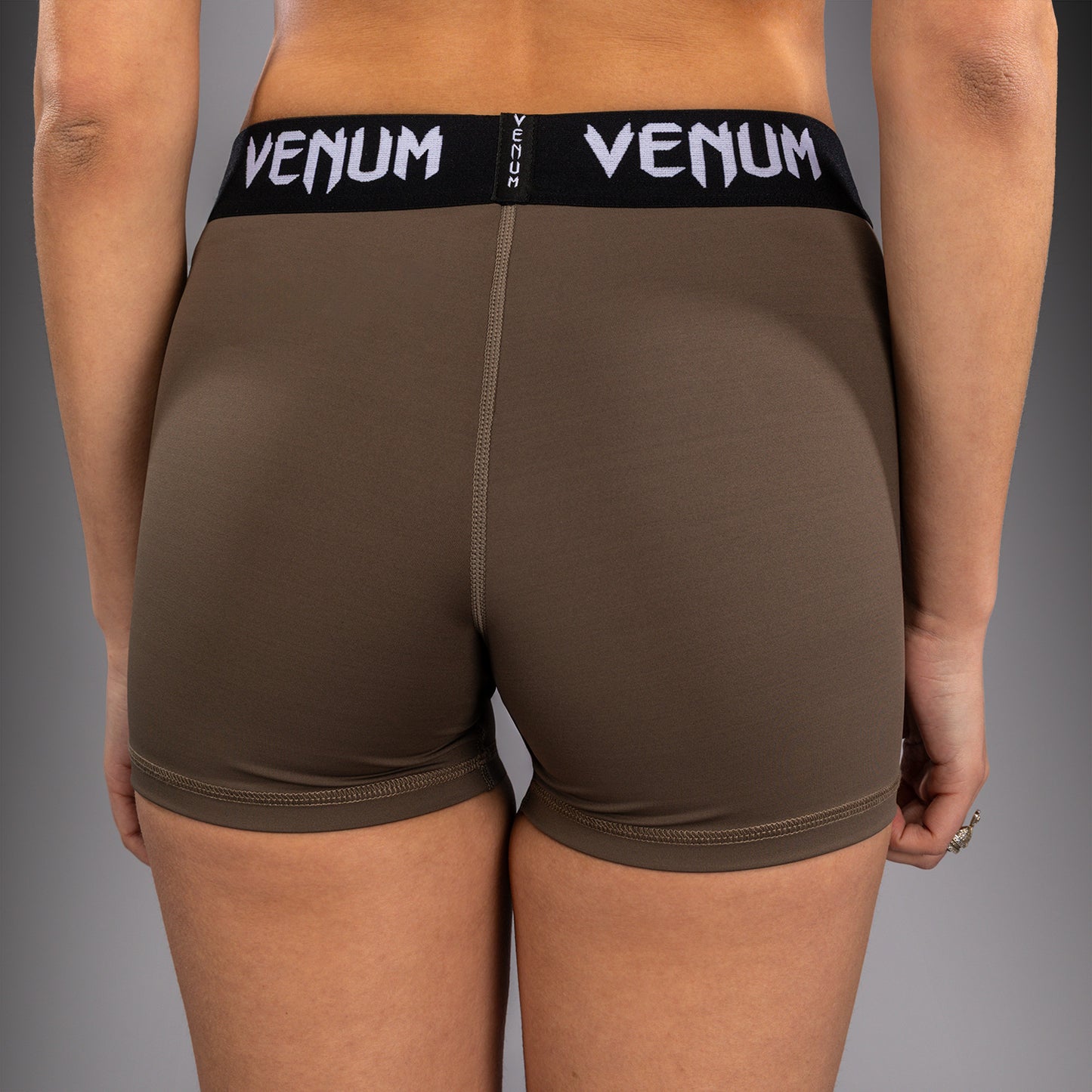 Женские функциональные компрессионные шорты Venum UFC Unity by Venum Authentic Fight Week - Коричневый