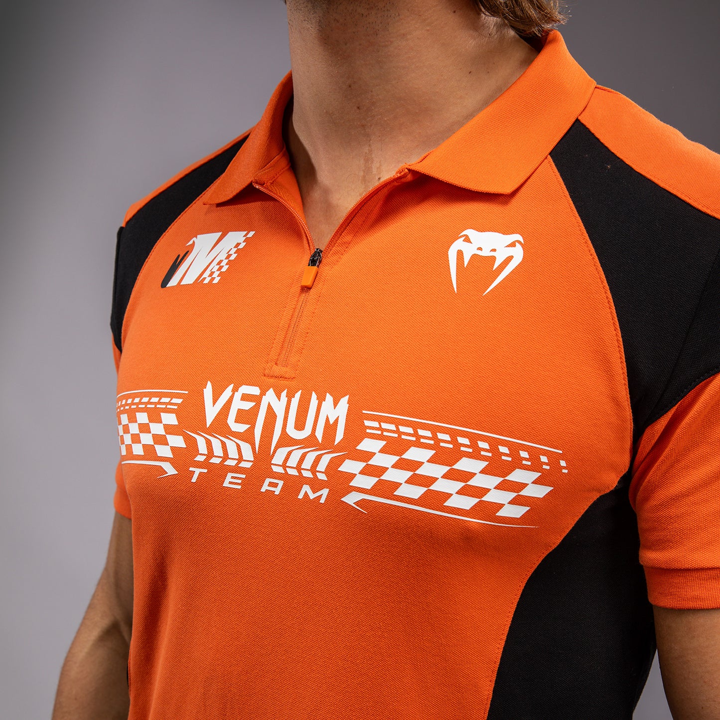 Поло Venum Motorsport Из Хлопка - Мандариновый