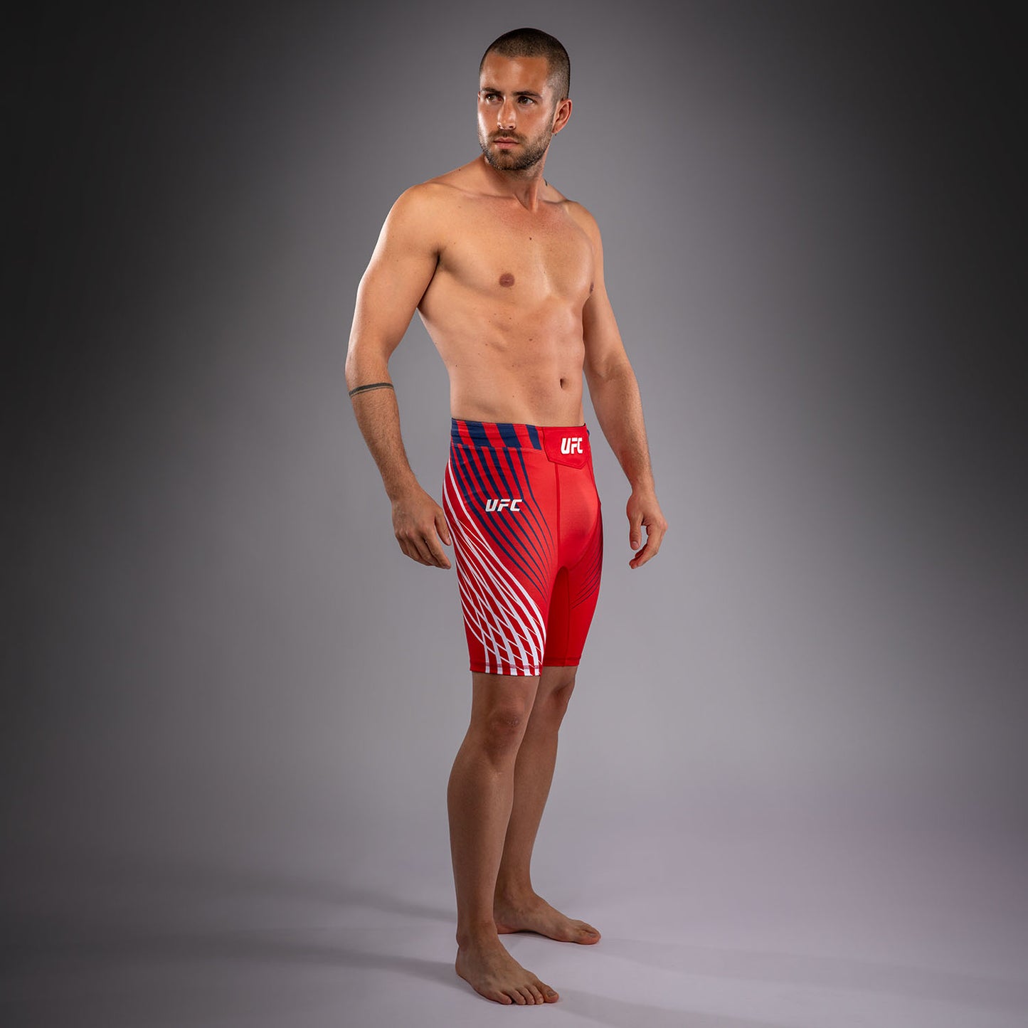 Official UFC Freedom 250 by Venum Authentic Fight Night Шорты Vale Tudo для мужчин - Красный