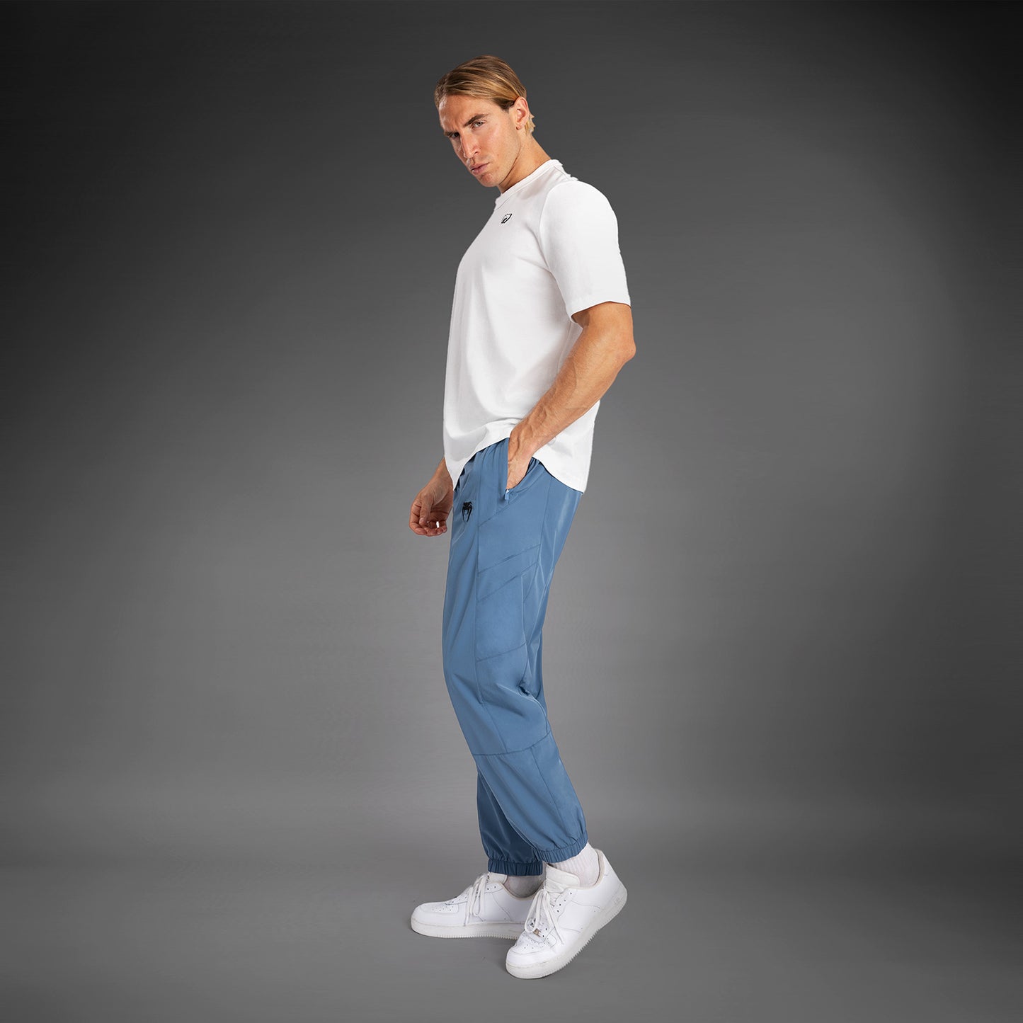 Штаны Venum Attack 90 Tracksuit Pants - Синий/Черный