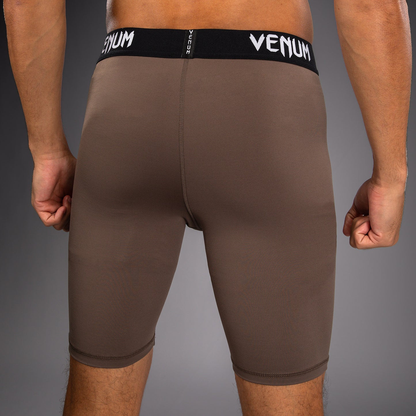 Мужские функциональные компрессионные шорты Venum UFC Unity by Venum Authentic Fight Week - Коричневый