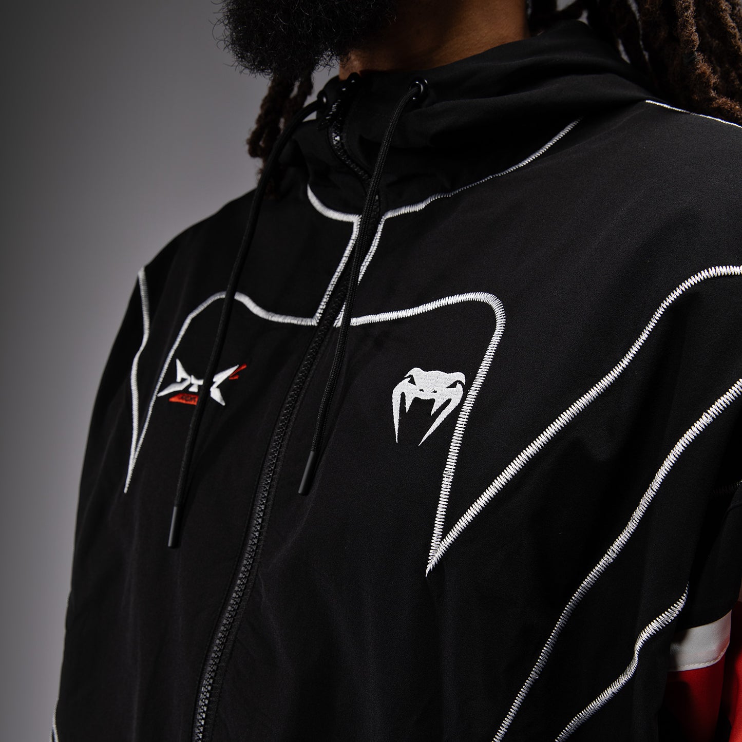 Venum x DTR Fight Attack 90 Костюм для тренировок Куртка - Черный/Оранжевый