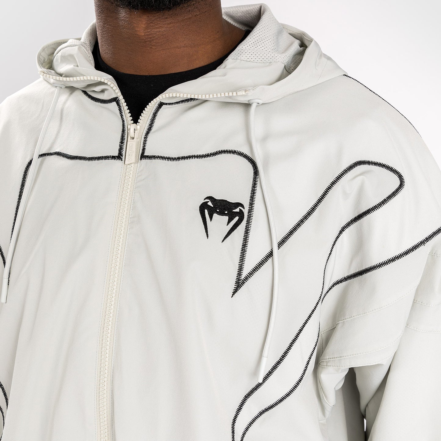 Куртка Venum Attack 90 Tracksuit Jacket - песочный/черный