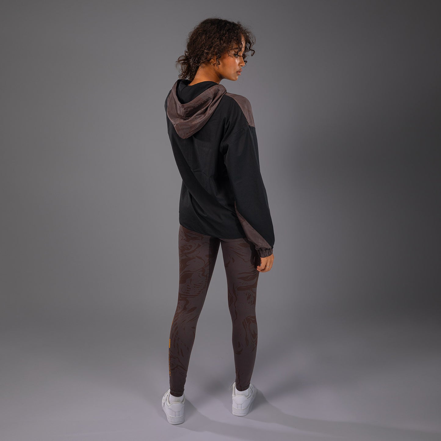 Толстовка UFC Fusion by Venum Fight Week на молнии для женщин - Earthen Brown