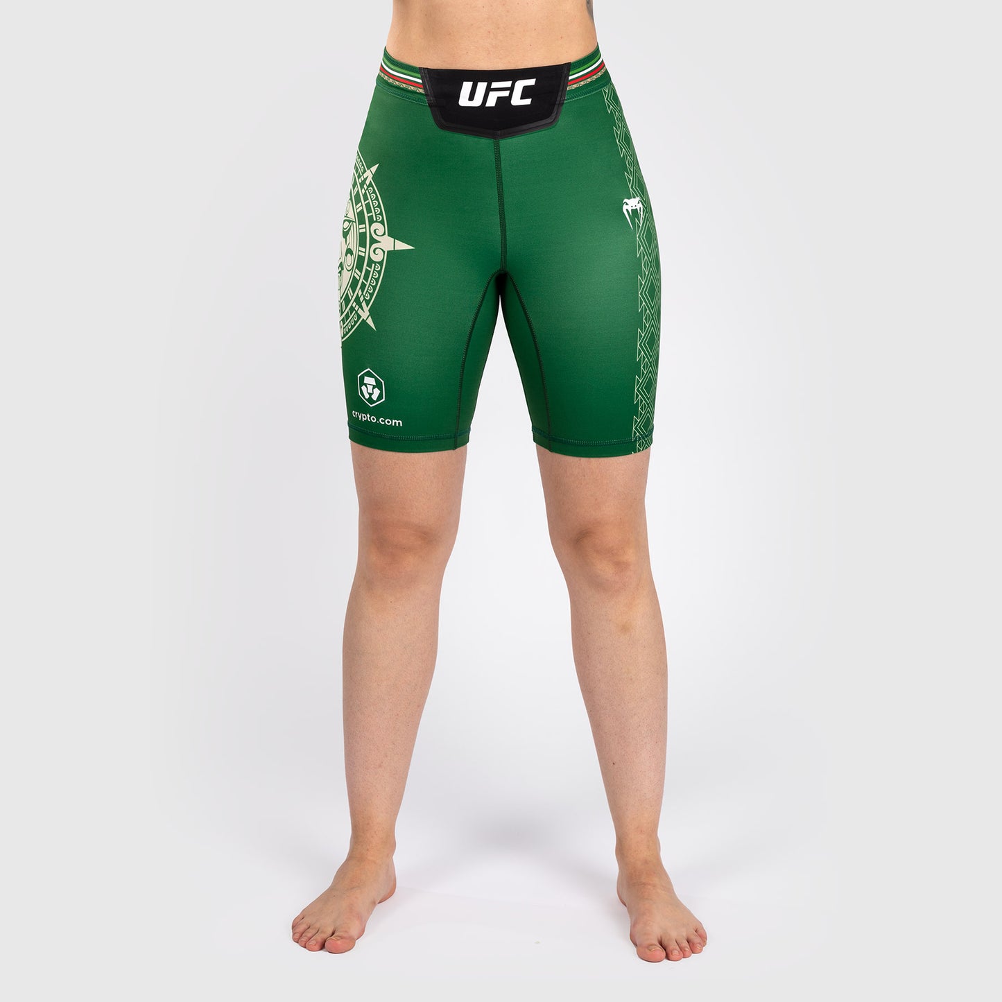 Noche UFC by Venum Authentic Fight Night Женские шорты Vale Tudo, удлиненный крой, зеленый цвет