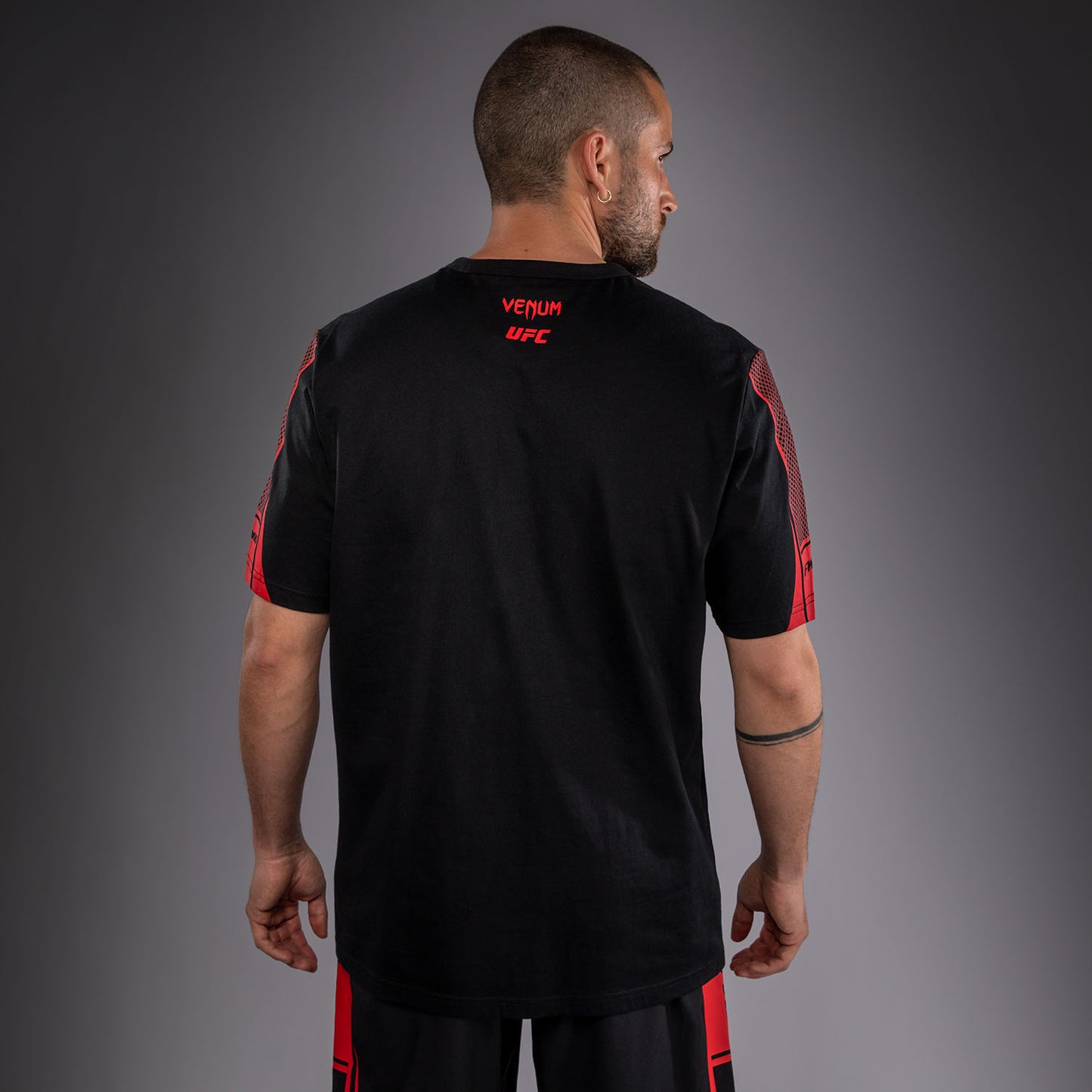 Мужская футболка с коротким рукавом Venum UFC Unity by Venum Authentic Fight Week - Чёрный