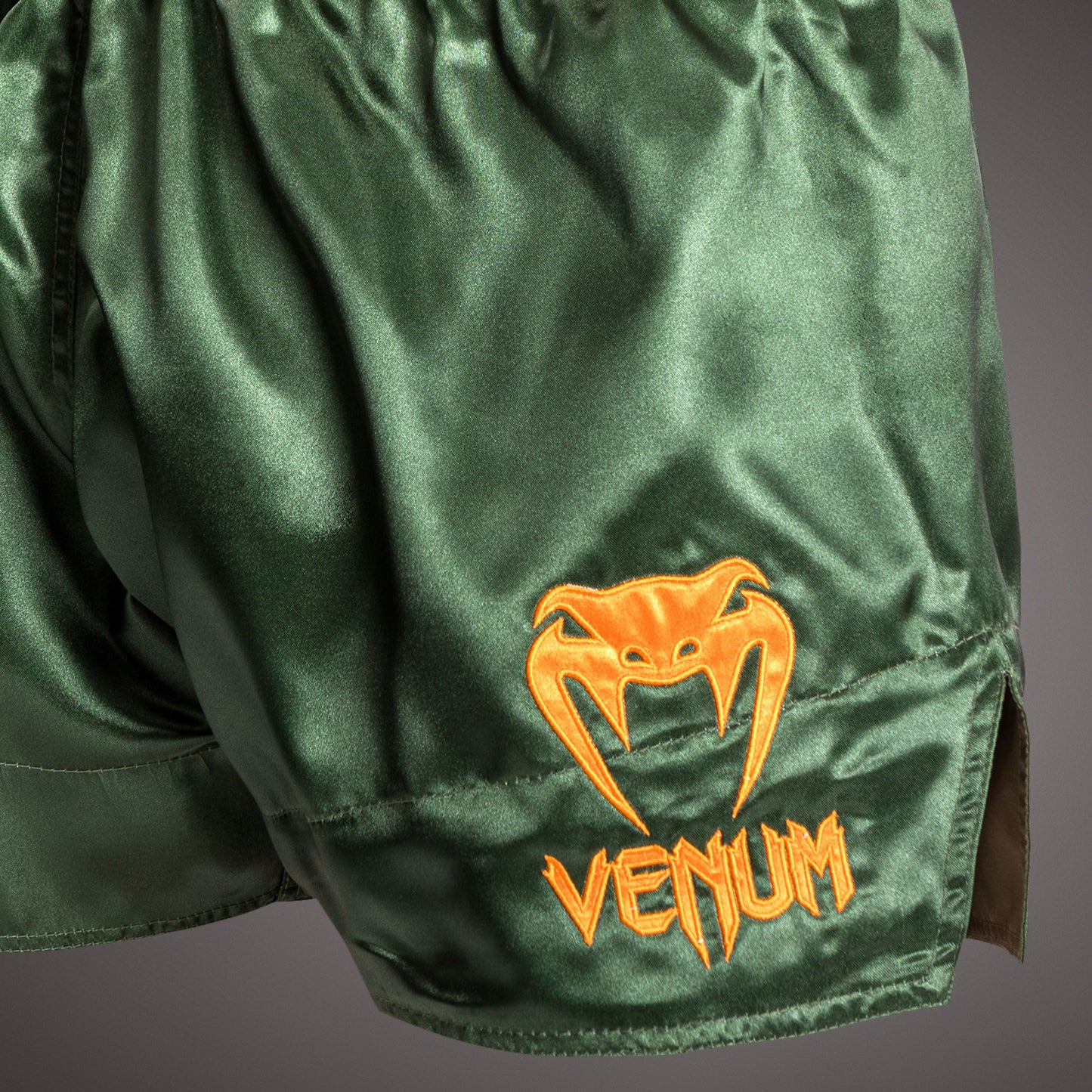 Venum Classic Шорты для муай-тай - зеленый/золотой/черный