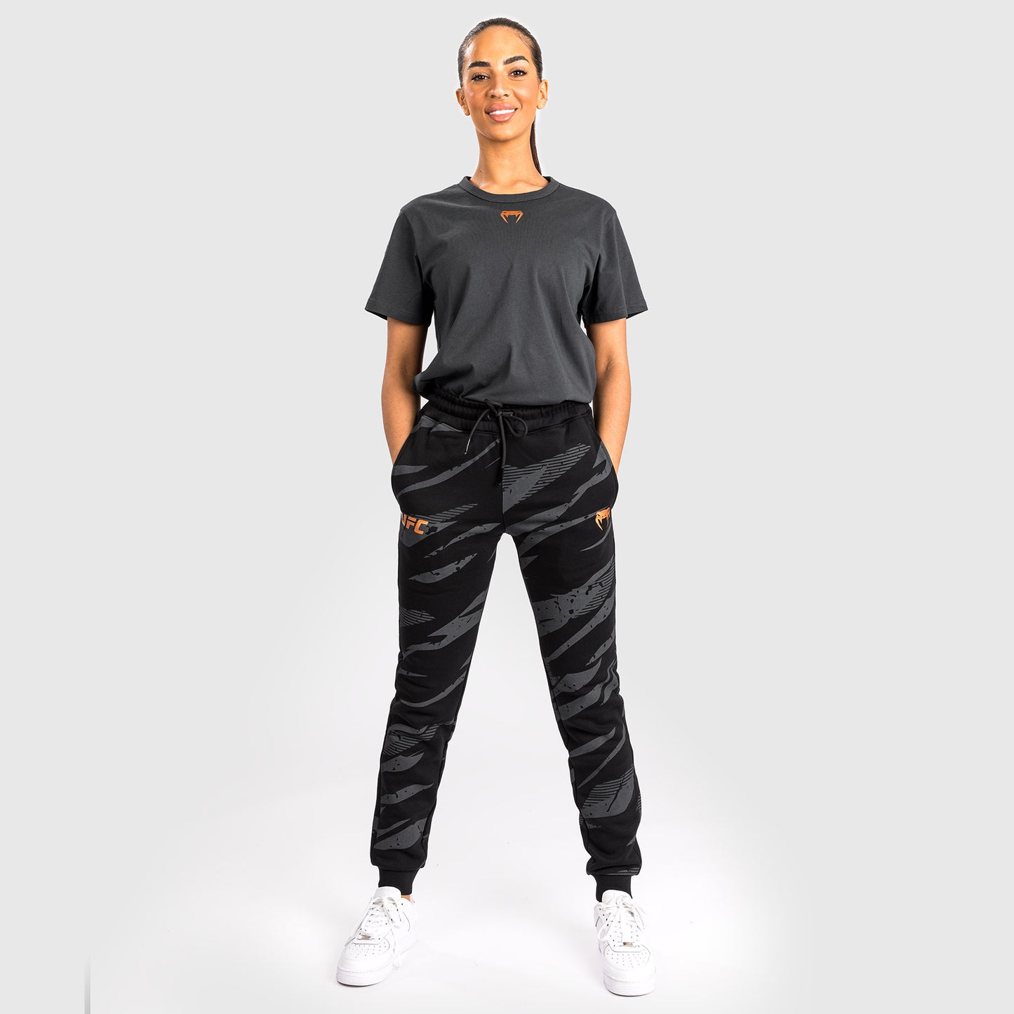 Хлопковые Брюки Для Женщин UFC Adrenaline By Venum Fight Week - Urban Camo