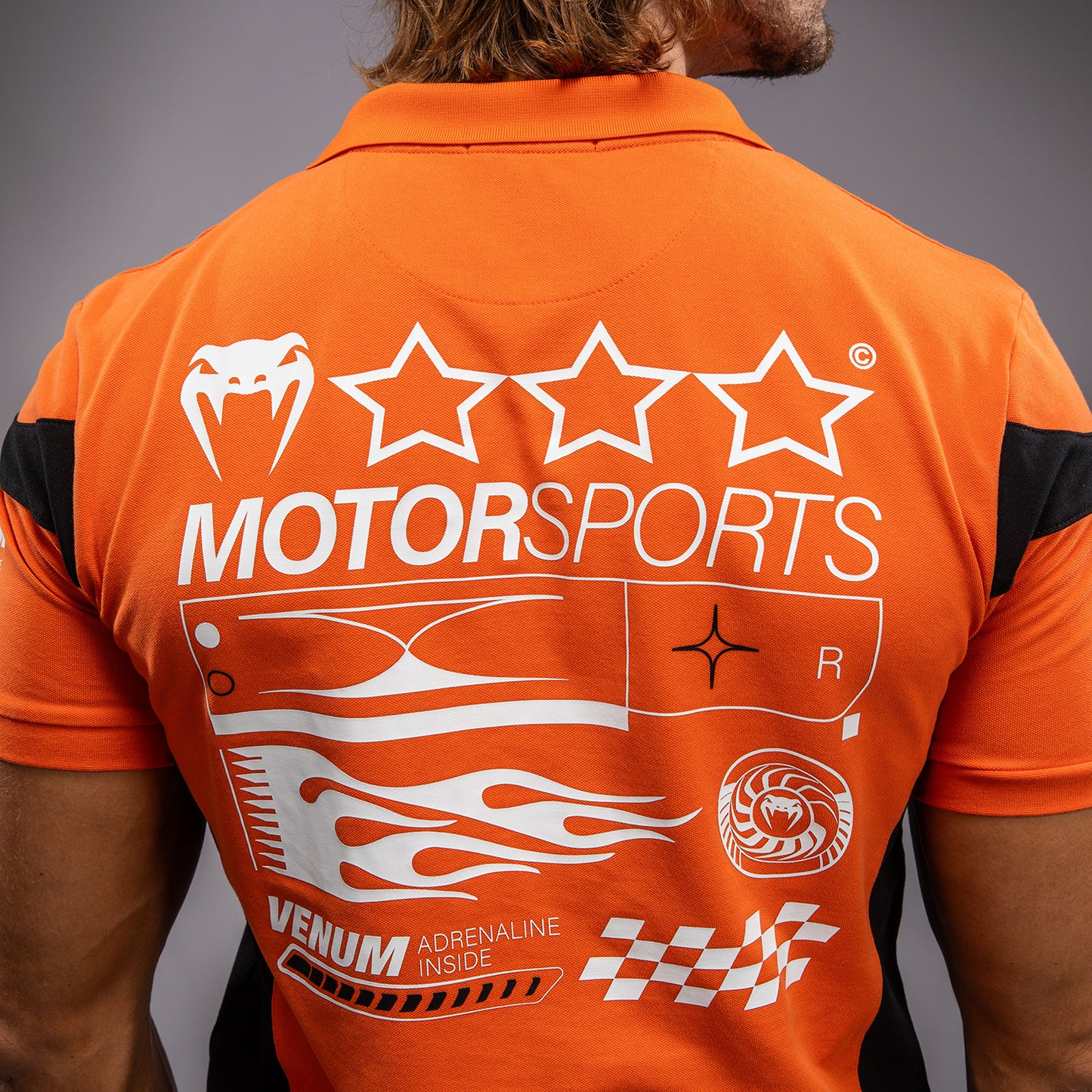Поло Venum Motorsport Из Хлопка - Мандариновый
