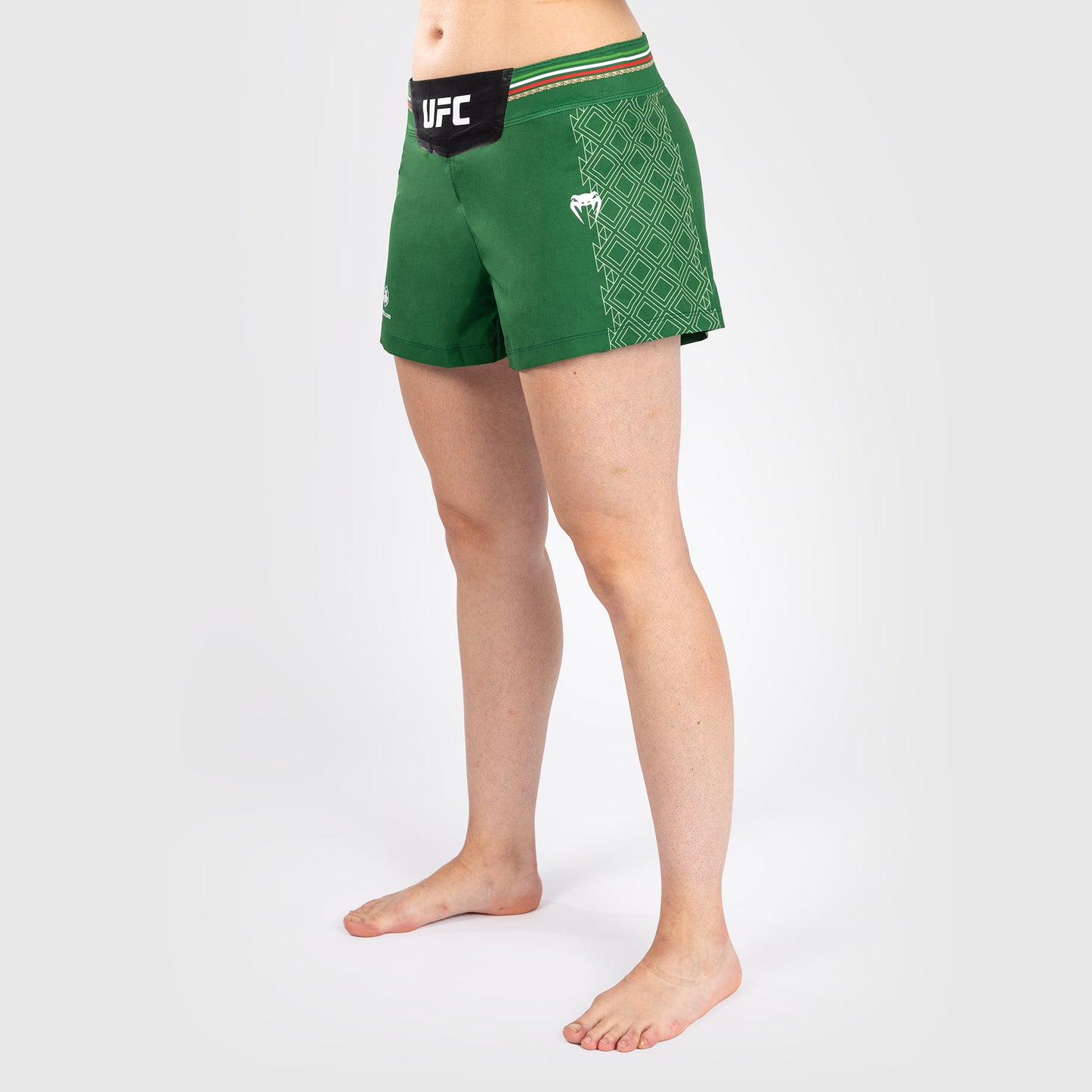 Noche UFC by Venum Authentic Fight Night Женские шорты для борьбы - зеленые
