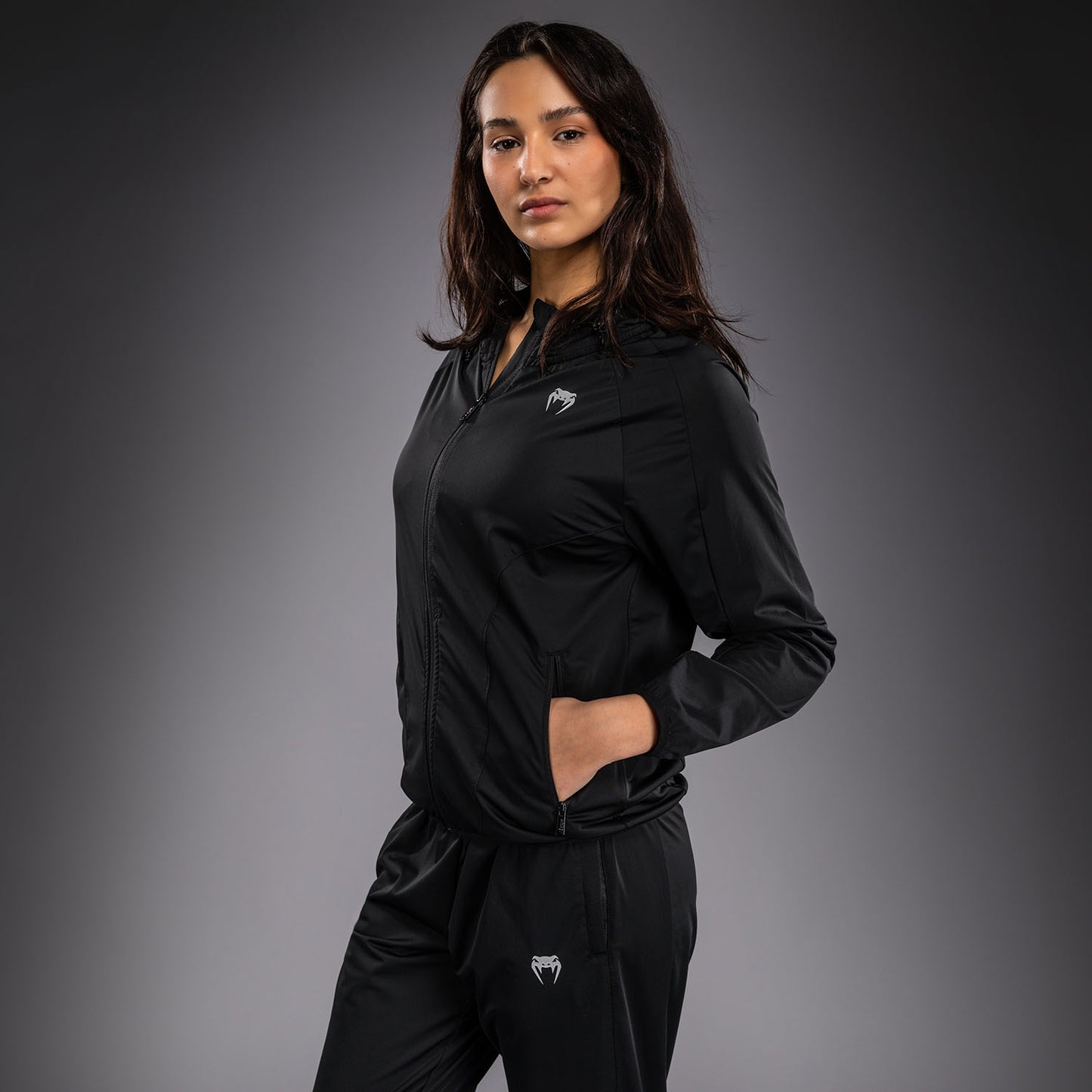 Спортивная куртка Venum Contender Aero для женщин – Чёрный