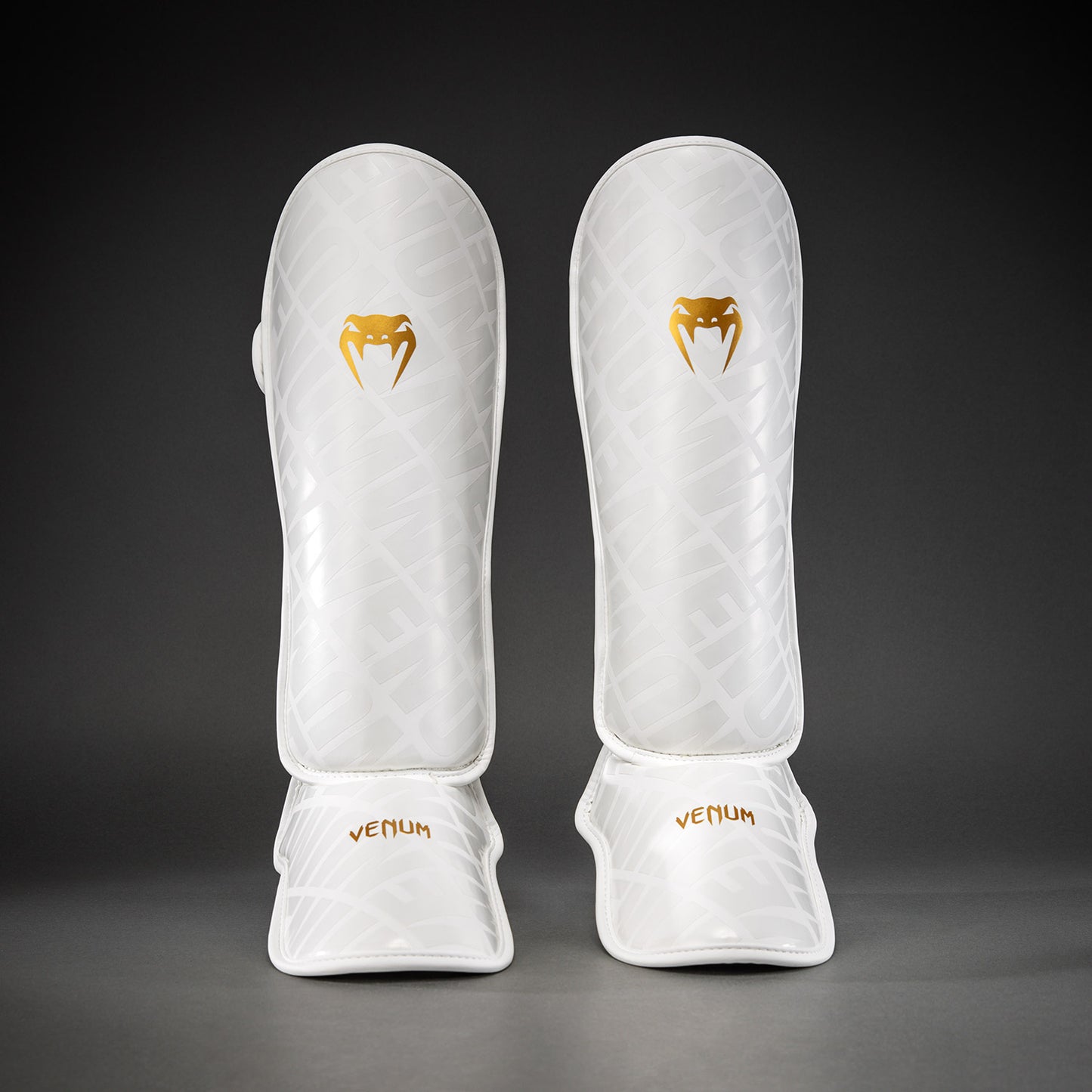 Щитки для голени Venum Contender 1.5 XT 3D - Белый/Золотой