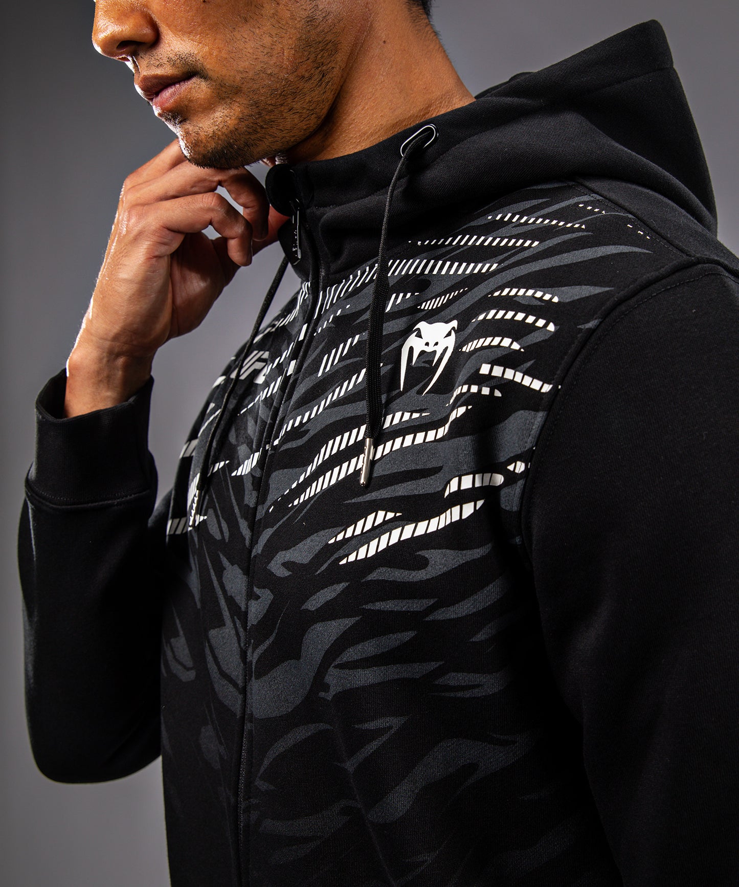 Толстовка UFC Fusion by Venum Replica на молнии для мужчин - Black