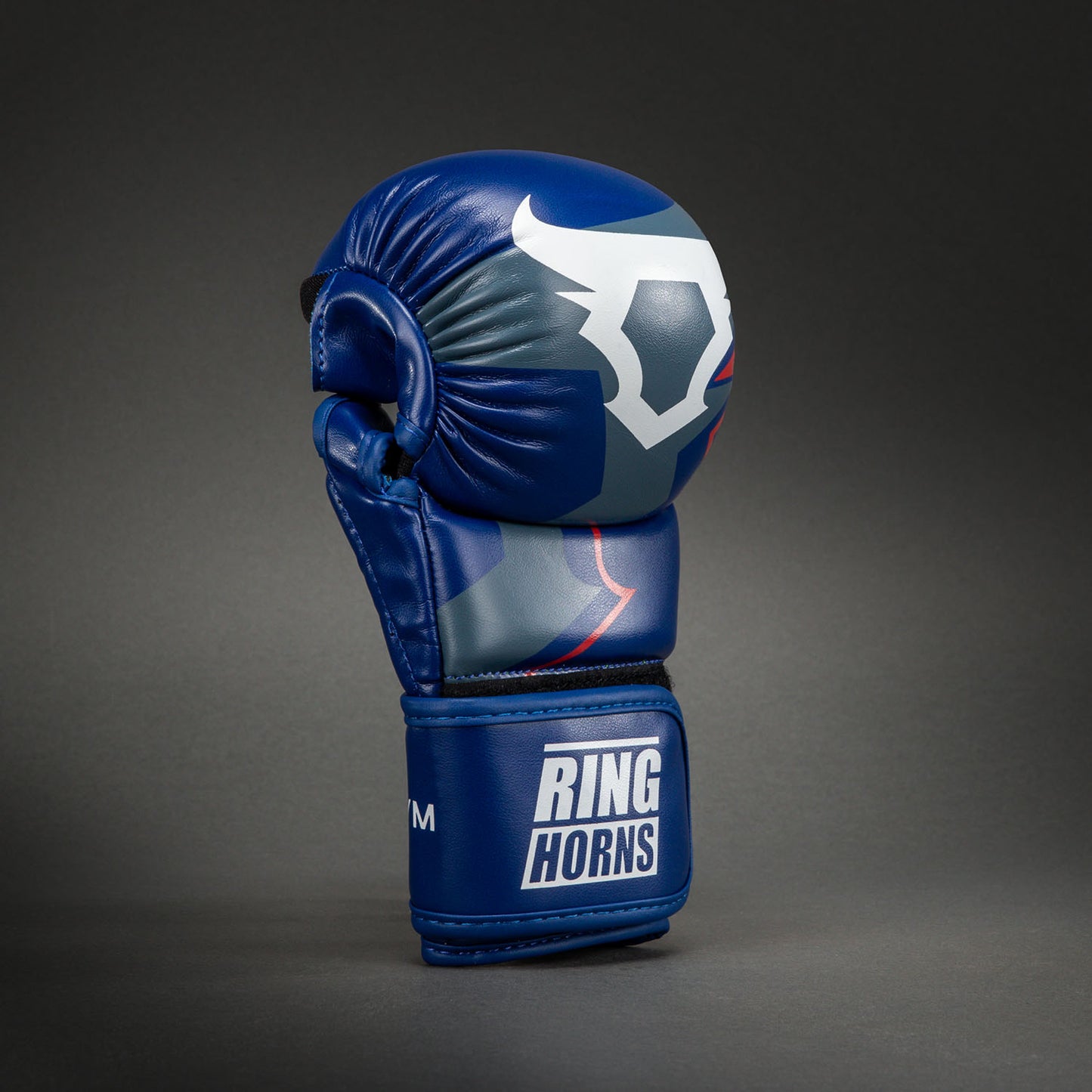 Перчатки для спарринга MMA Ringhorns Charger by Venum – Тёмно-синий/Красный