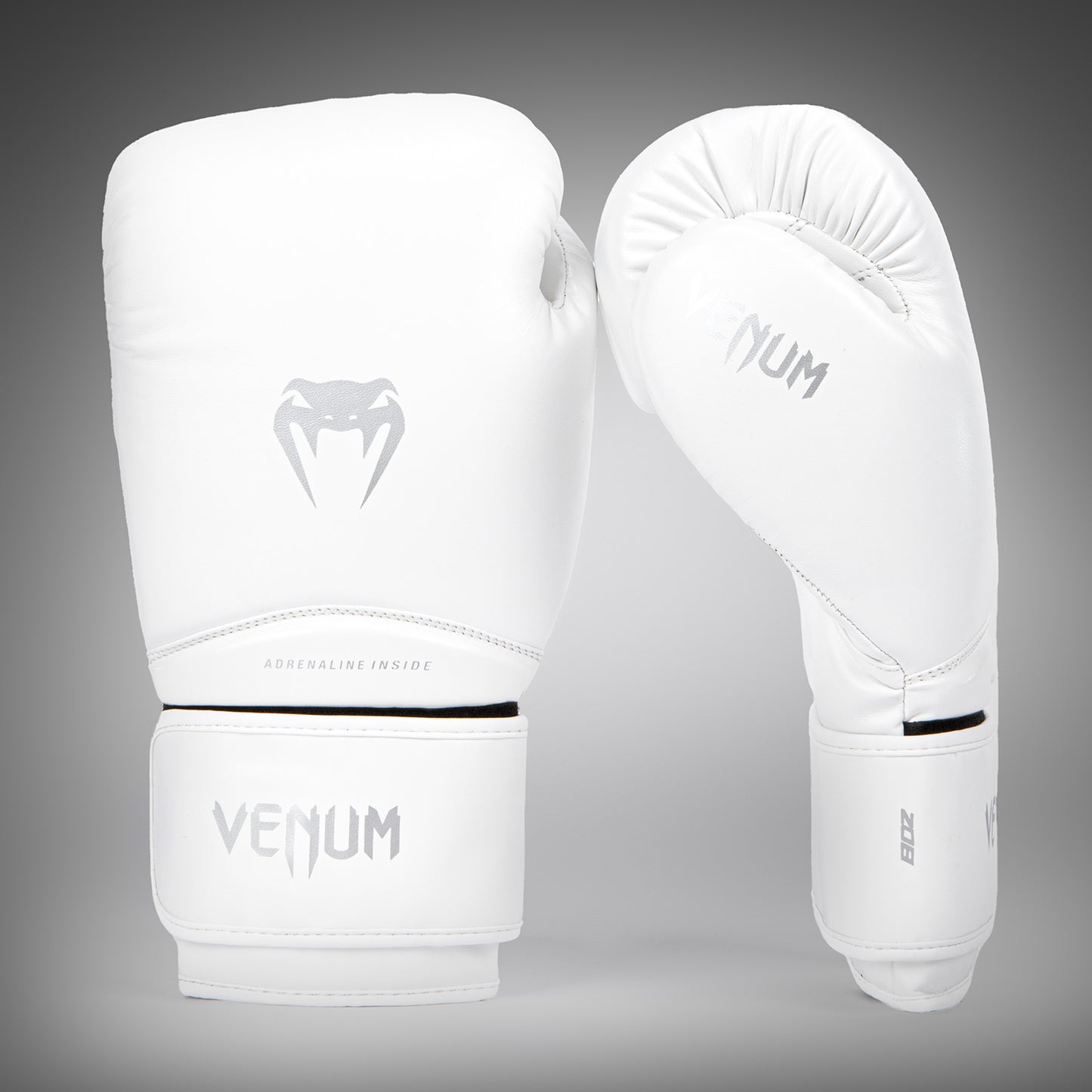 Боксерские перчатки Venum Contender 1.5 для детей - Белый/серебро