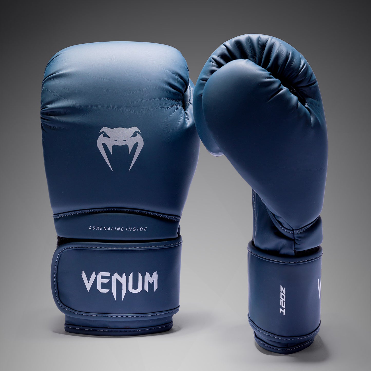 Боксерские перчатки Venum Contender 1.5 - Тёмно-синий/Серебристый