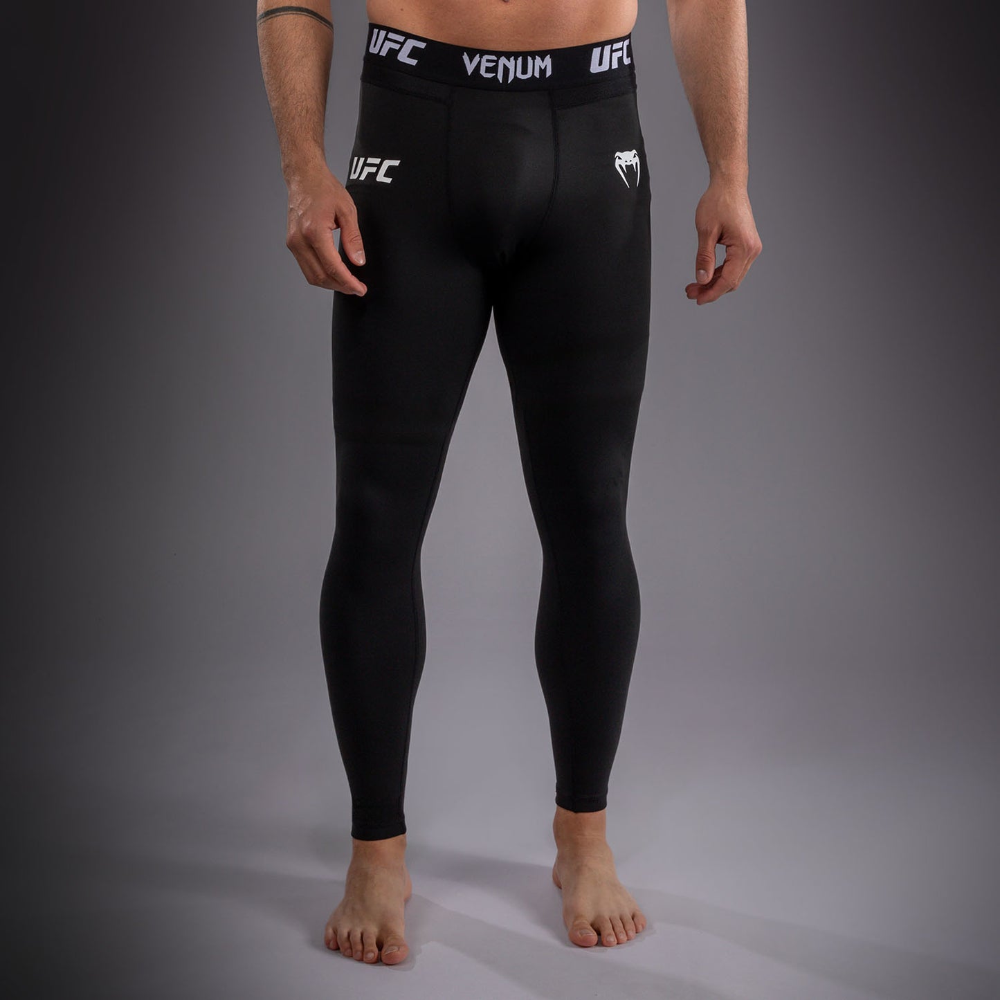 Мужские функциональные компрессионные штаны Venum UFC Unity by Venum Authentic Fight Week - Чёрный