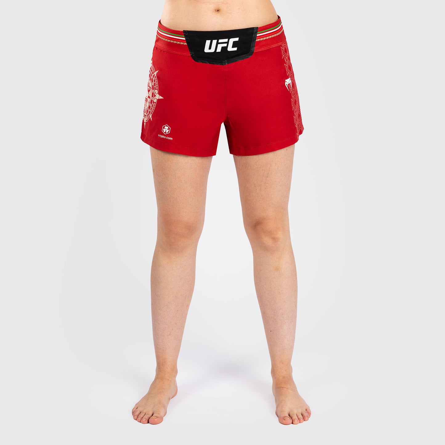 Noche UFC by Venum Authentic Fight Night Женские шорты для борьбы - красные