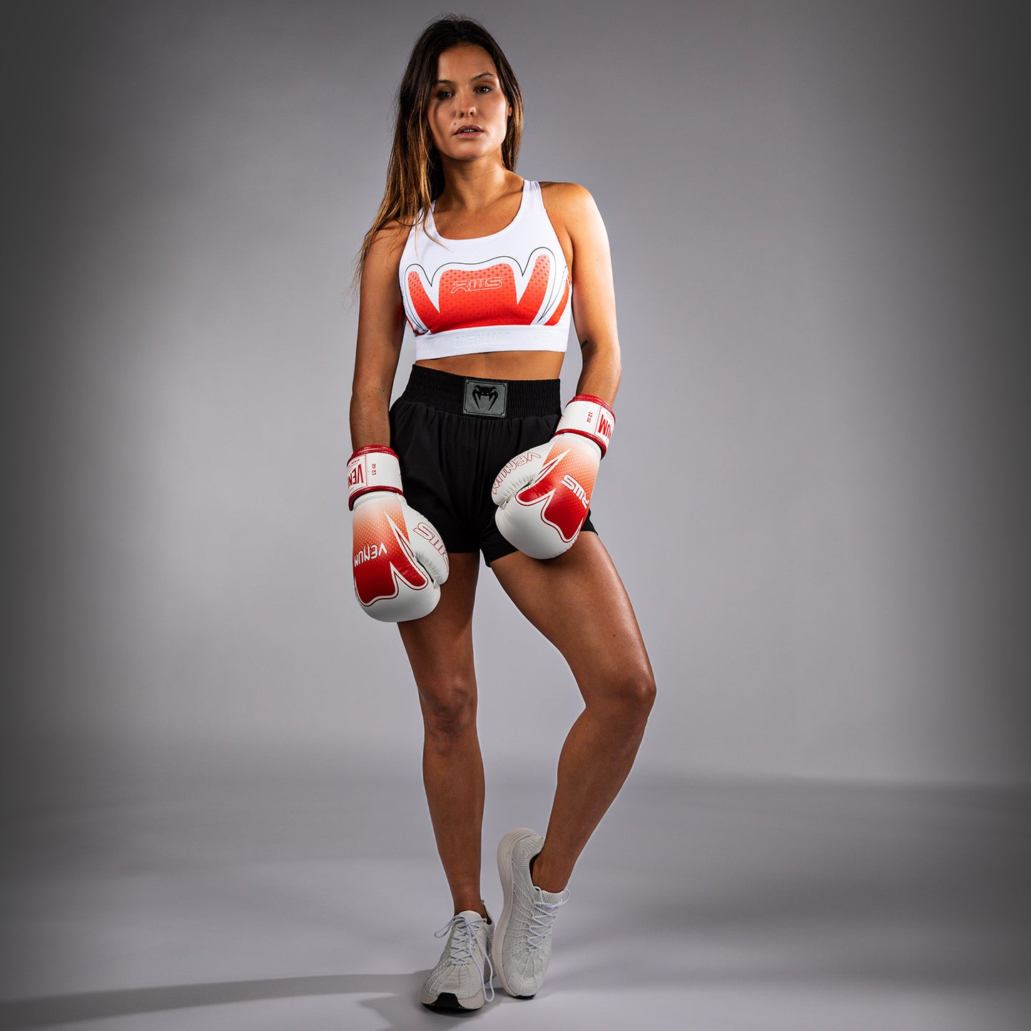 Спортивный бюстгальтер Venum x RWS 2.0 – Белый/Красный