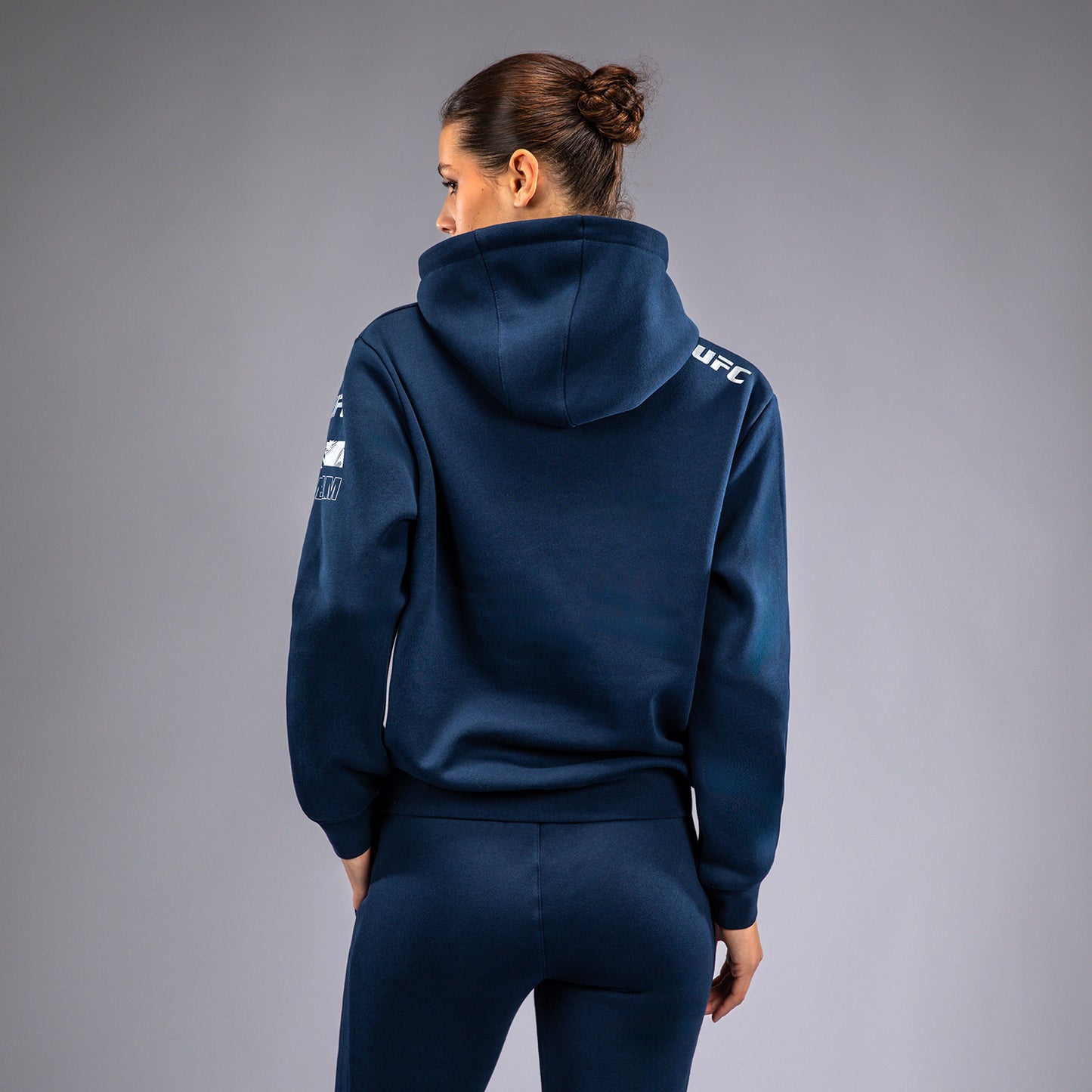 Толстовка UFC Fusion by Venum Fight Week с капюшоном для женщин - Solid Oceanic Blue