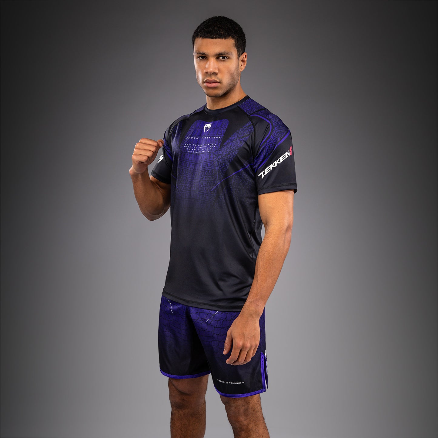 Футболка Dry Tech Kazuya Venum x TEKKEN 8 - Чёрный/Фиолетовый