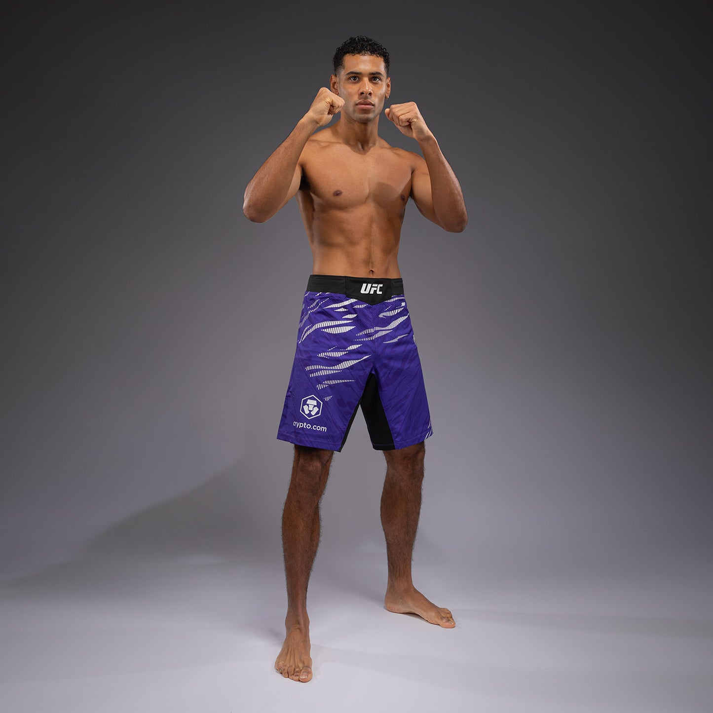 Шорты UFC Fusion by Venum Authentic Fight Night для мужчин - Длинный крой - Фиолетовый