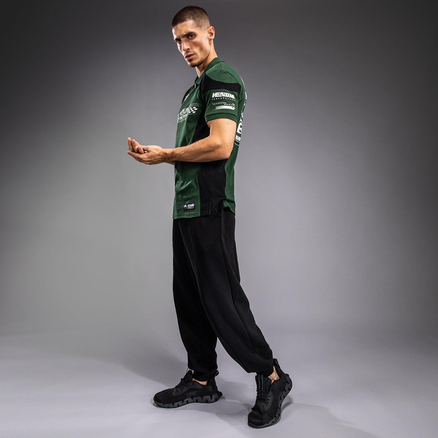 Поло Venum Motorsport Из Хлопка - Глубокий Лес