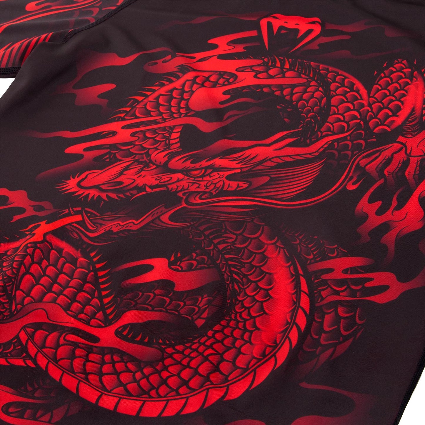 Рашгард Venum Dragon's Flight – Длинный рукав - Черный/Красный