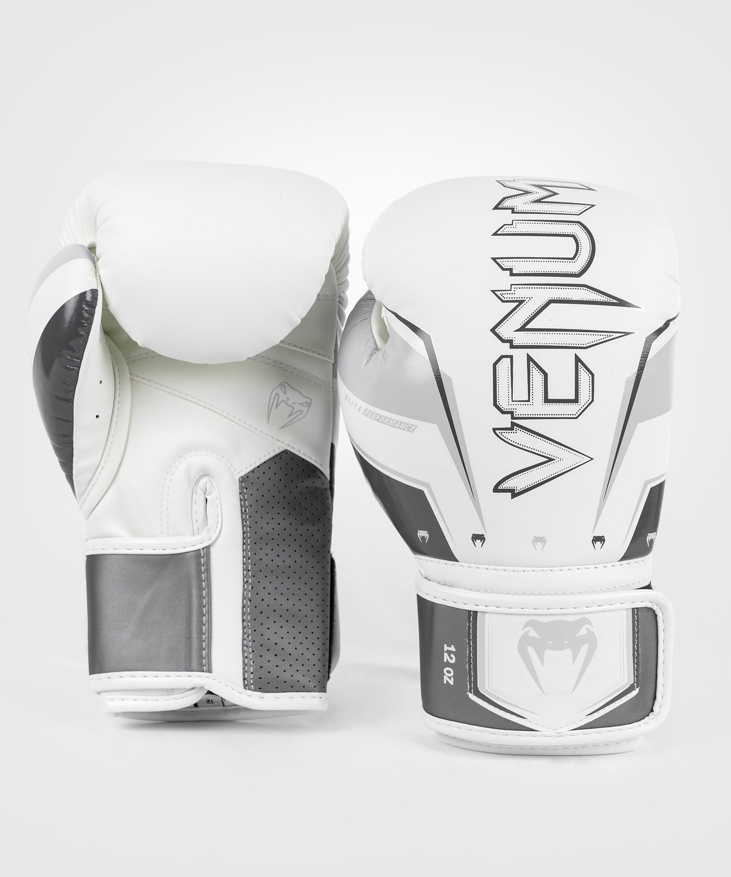 Venum Elite Evo Боксерские перчатки - серый/белый
