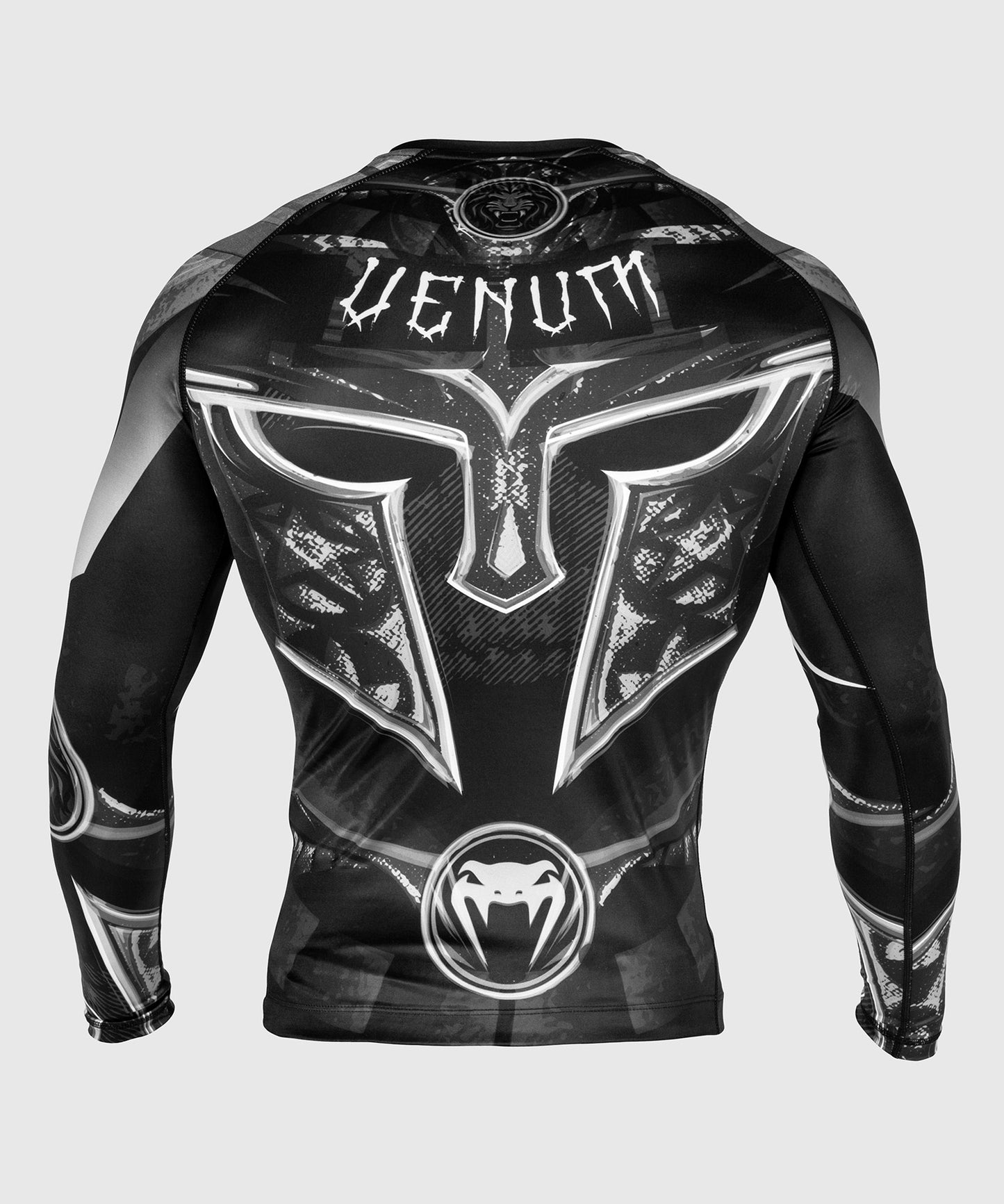 РАШГАРД VENUM GLADIATOR 3.0 - ЧЕРНЫЙ/БЕЛЫЙ – ДЛИННЫЙ РУКАВ