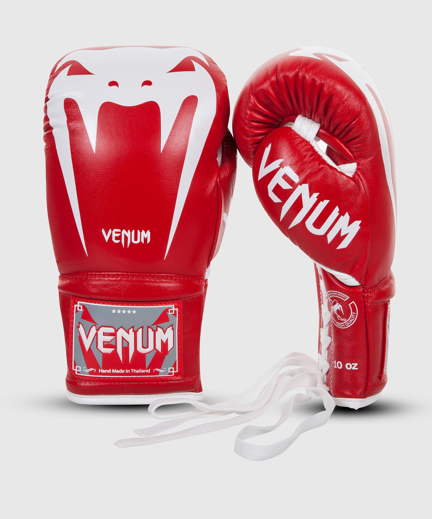 БОКСЕРСКИЕ ПЕРЧАТКИ VENUM GIANT 3.0 – КОЖА НАППА – СО ШНУРОВКОЙ - Красный