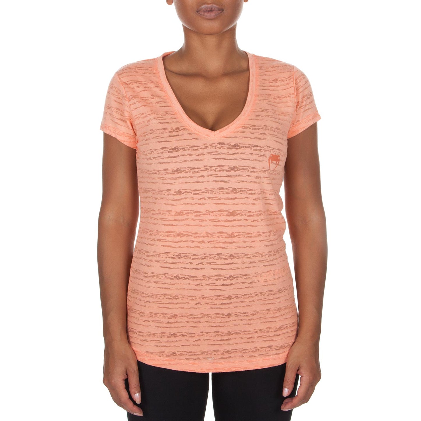 ФУТБОЛКА VENUM ESSENTIAL V NECK - Абрикос