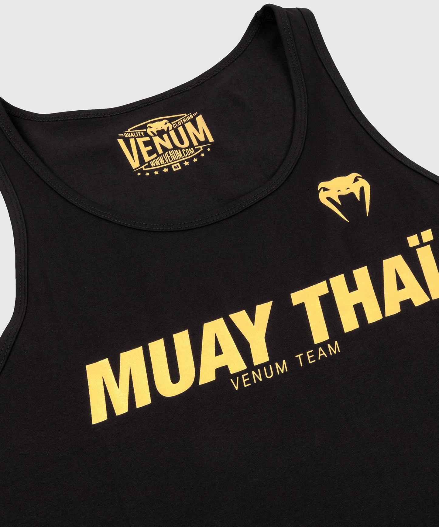 Майка Venum Muay Thai VT - Черный/Золотой