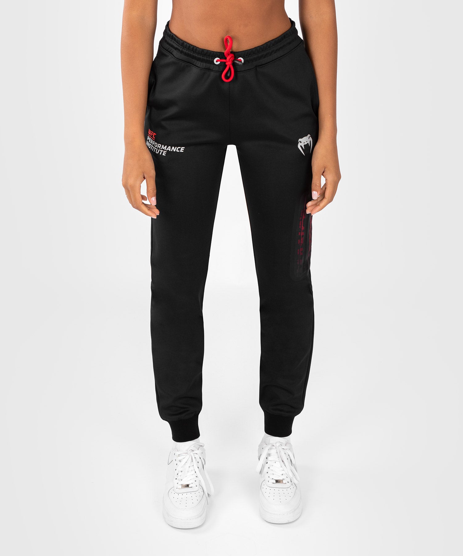 Pantalon de Jogging pour Femmes UFC Venum Performance Institute 2.0 - Noir/Rouge - Pantalons de jogging