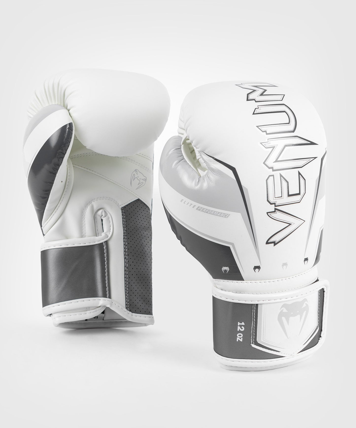 Venum Elite Evo Боксерские перчатки - серый/белый