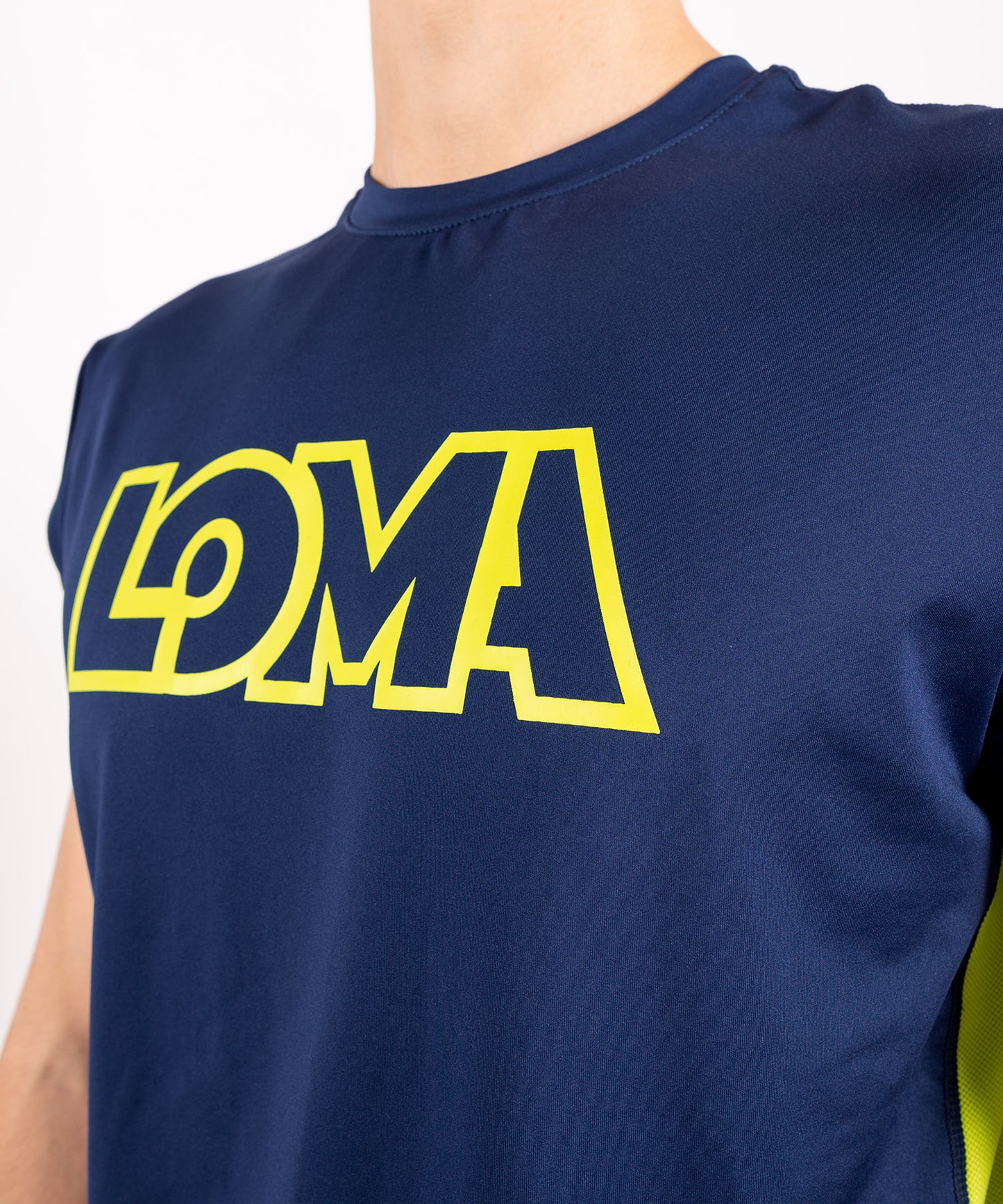 Футболка  Dry Tech Venum Origins  Loma Edition - Синий/Желтый