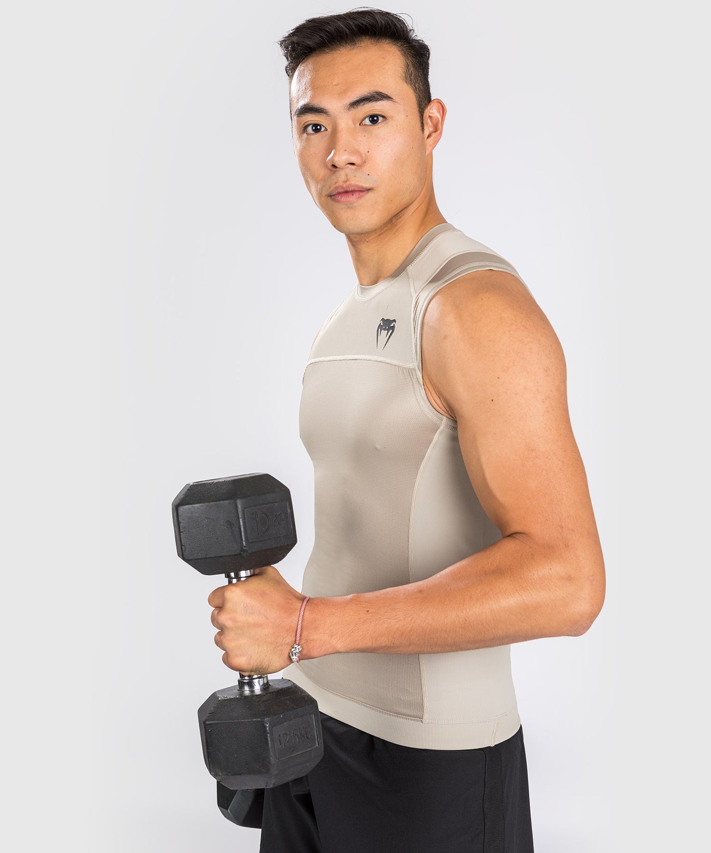 Рашгард Venum G-Fit Air без рукавов - песочный