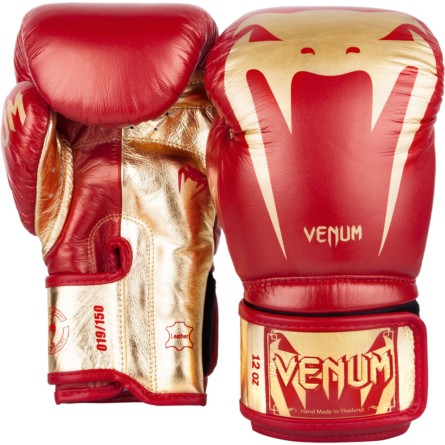 Боксерские перчатки Venum Giant 3.0 Blood & Gold  - Кожа Наппа - Лимитированный выпуск