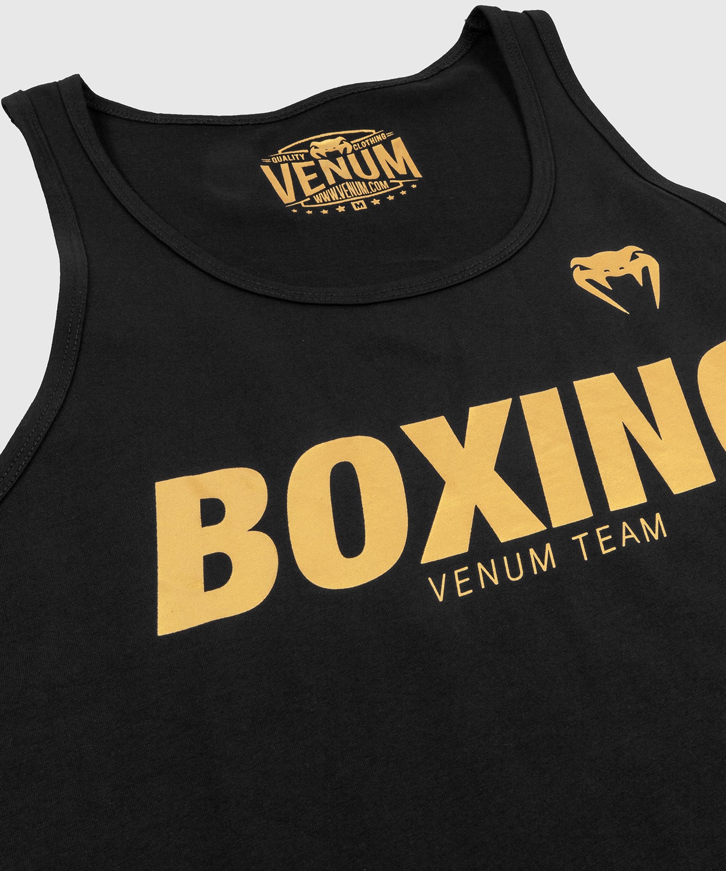 Майка Venum Boxing VT - Черный/Золотой