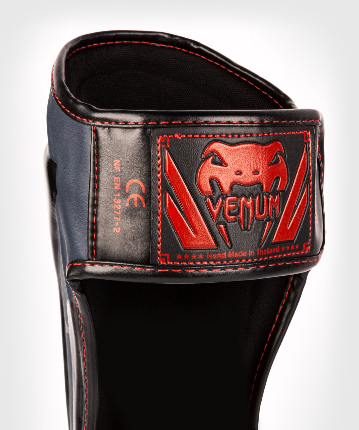 Щитки для голени Venum Elite -  военно-морской флот / черно-красный