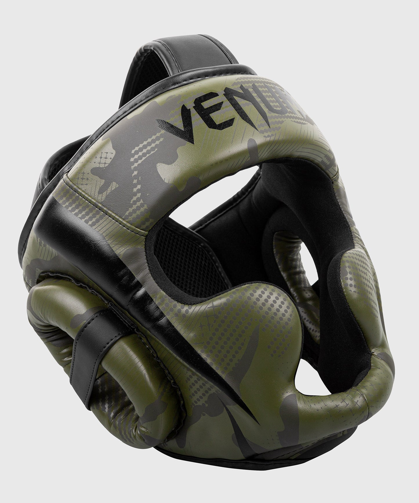 Боксерский шлем Venum Elite - Хаки камуфляж