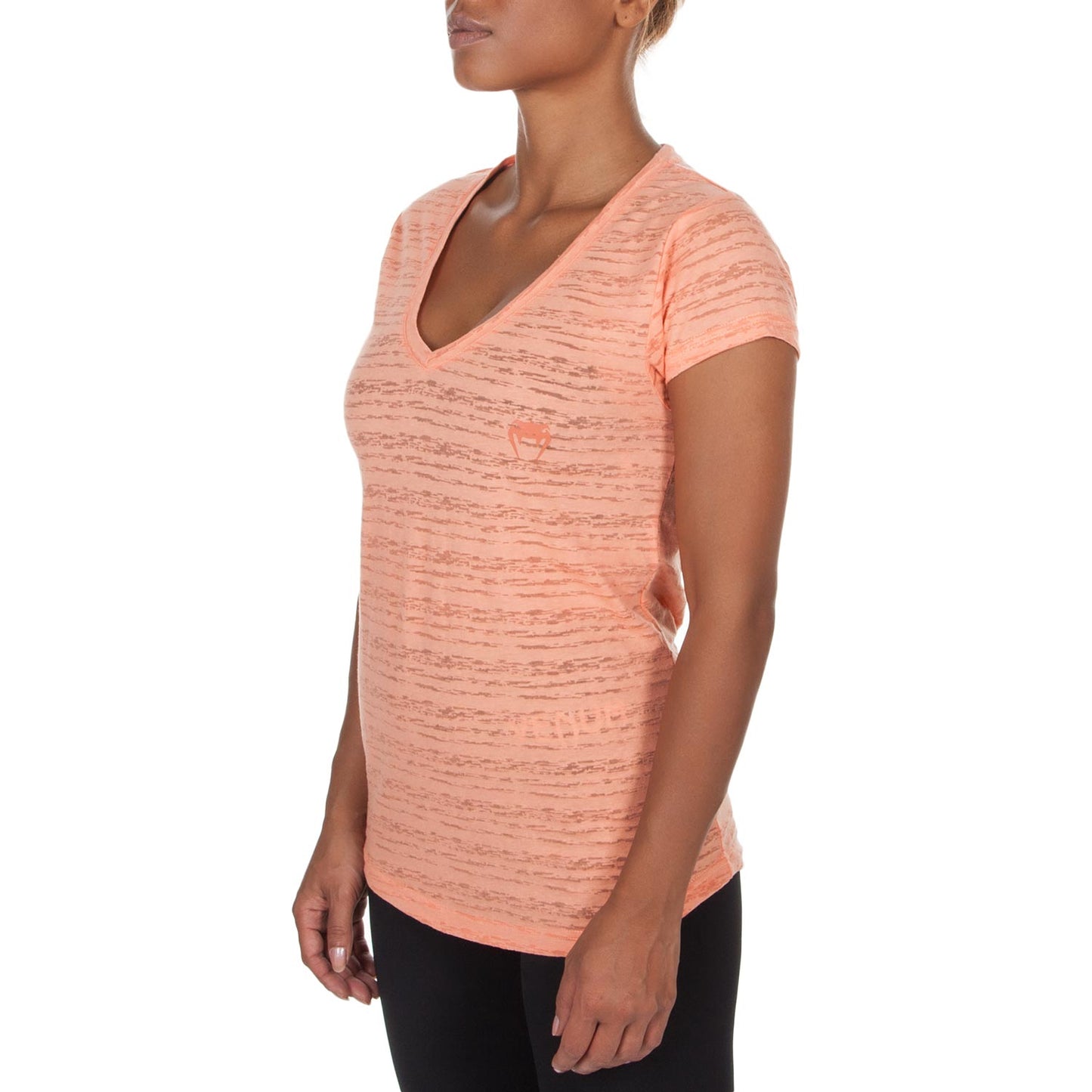 ФУТБОЛКА VENUM ESSENTIAL V NECK - Абрикос