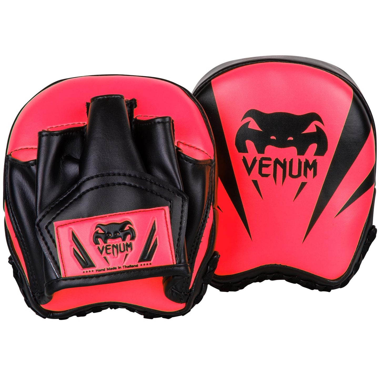 Боксерские лапы Venum Elite Mini - Нео-розовый