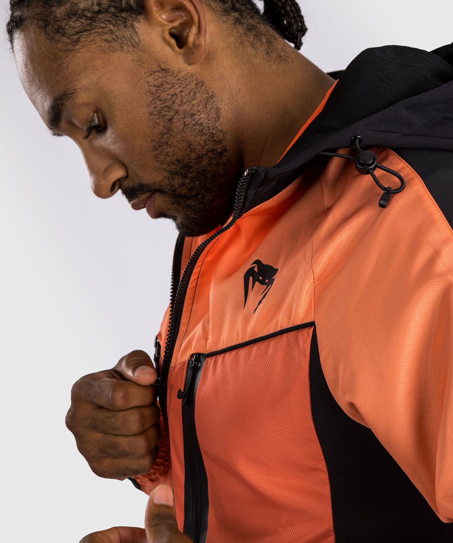 Спортивная куртка Venum Laser 3.0 - черный/оранжевый
